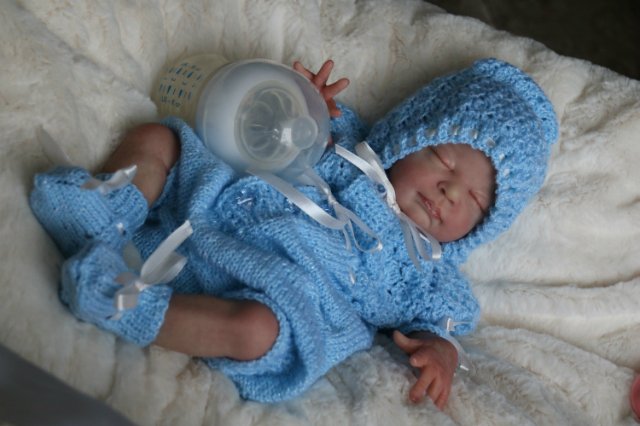 Спящая малышка Рози 2. Куколка реборн Виктории Вишни