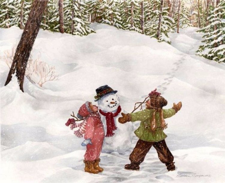 ТРОГАТЕЛЬНЫЕ ИЛЛЮСТРАЦИИ CATHERINE SIMPSON (КЭТРИН СИМПСОН)