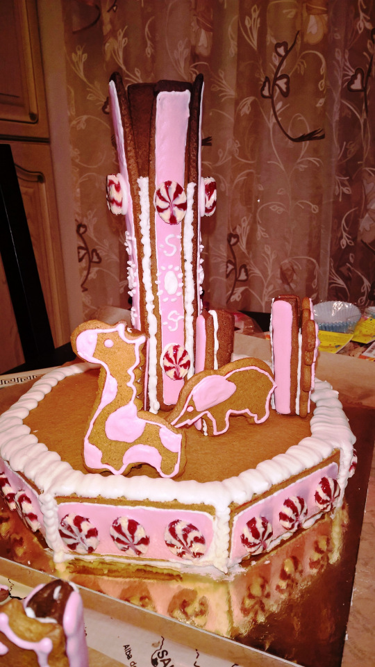 Для продвинутых в геометрии, или, Мой первый опыт изготовления пряничной карусели (с пошаговой съемкой)