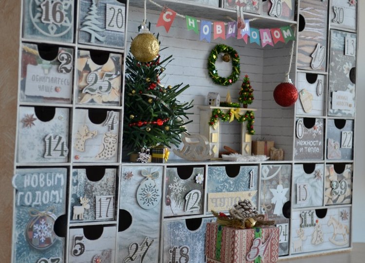 Адвент календарь с миниатюрой "Декабрь - самый волшебный месяц!" (фото 7)