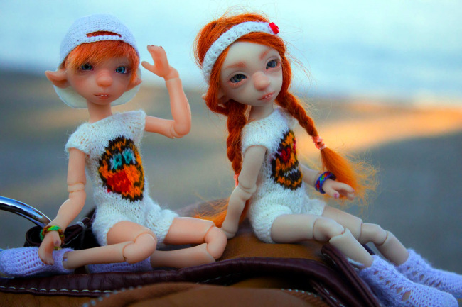 Мышулики в отпуске. Авторские куклы Лидии Снуль. BJTales