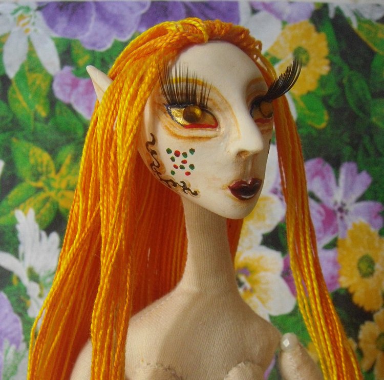 Кукольный эксперимент 4: кукла в смешанной технике