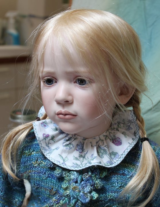 Процесс создания фарфоровых кукол - Джинн Гросс (Jeanne Gross). Часть Часть седьмая - Дети Цветов