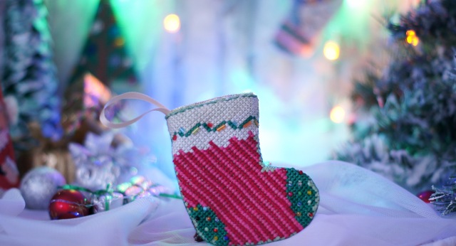 Новый год ручной работы . Вышивка