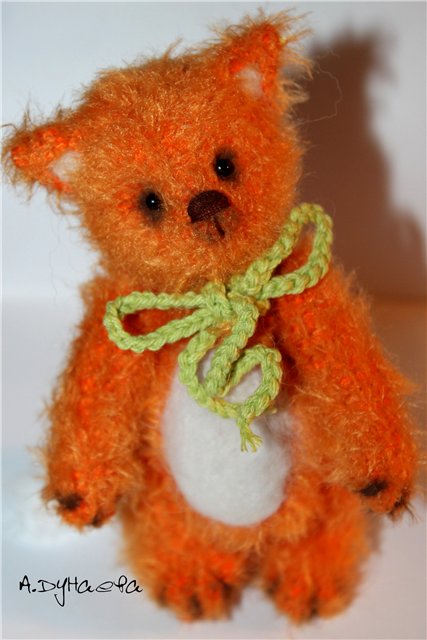 Маленький лис. Игрушка вязанная крючком (фото 7)