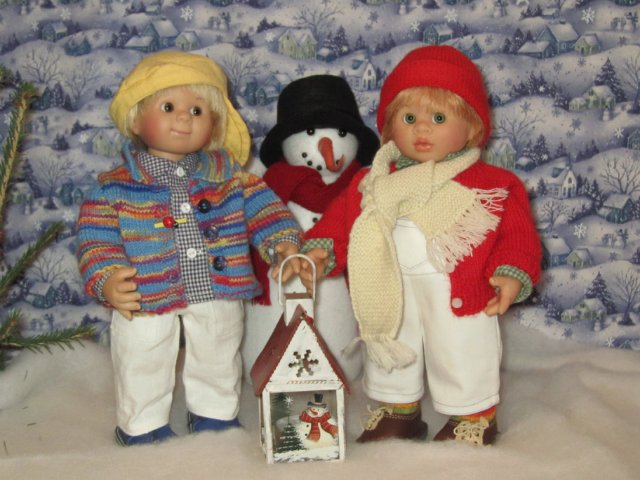 Новый год в семейке вихтелей. Куклы от Rosemarie Muller | Бэйбики Новый год в семейке вихтелей. Куклы от Rosemarie Muller