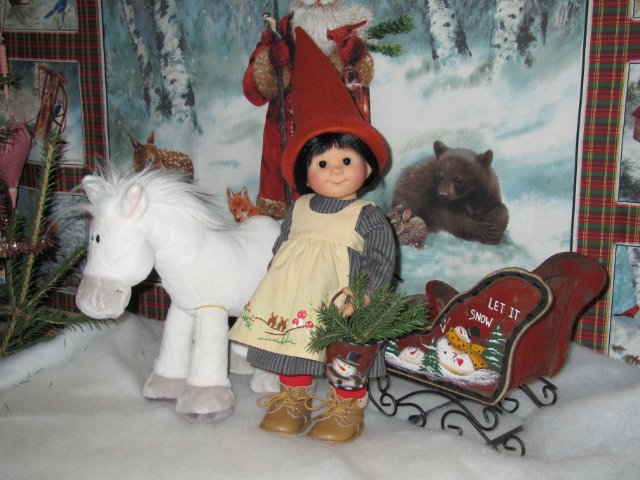 Новый год в семейке вихтелей. Куклы от Rosemarie Muller | Бэйбики Новый год в семейке вихтелей. Куклы от Rosemarie Muller (фото 7)