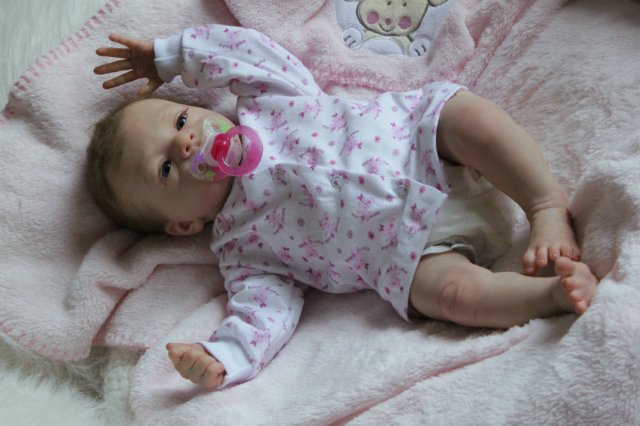 Розана - цветочек, роза... Куколка реборн Виктории Вишни