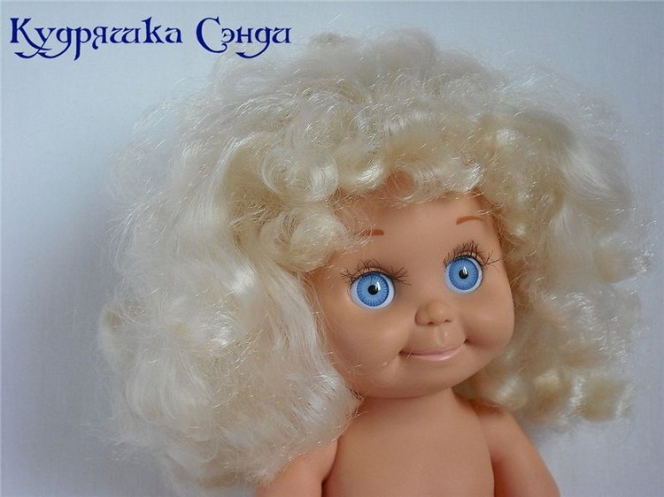 Кудряшка Сэнди от Galoob Baby Face или куклы, которые живут у меня