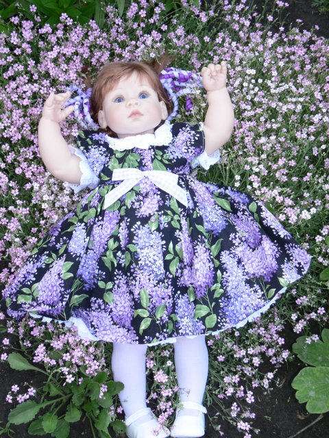 Как мы с Тиффани гуляли у мамы. Lee Middleton doll (фото 7)