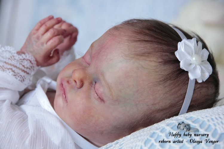 Моя принцесса Крошечка-Кокошечка. Кукла реборн Олеси Венгер (фото 2)