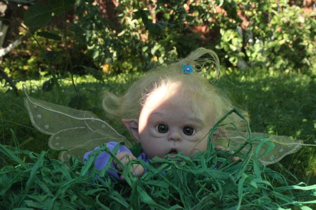 Офелька-стрекоза, куклёныш реборн Элины Кудрявцевой