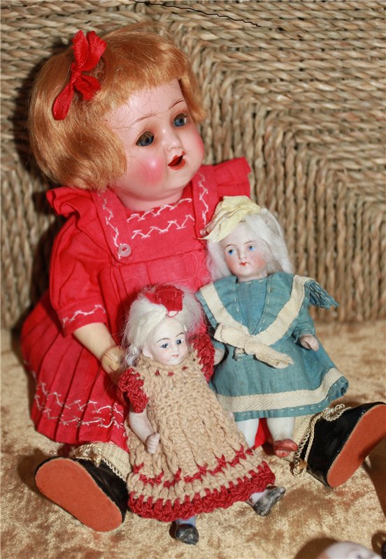 Куклы для куклы (куклы Limbach, ок.1900 г, Германия) (фото 3)