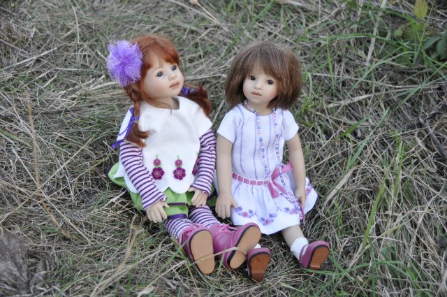 Плюшечки - ватрушечки. Куклы Heidi Plusczok