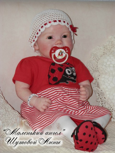 Божья коровка по имени Эмилия. Кукла реборн Шутовой Анны (фото 10)