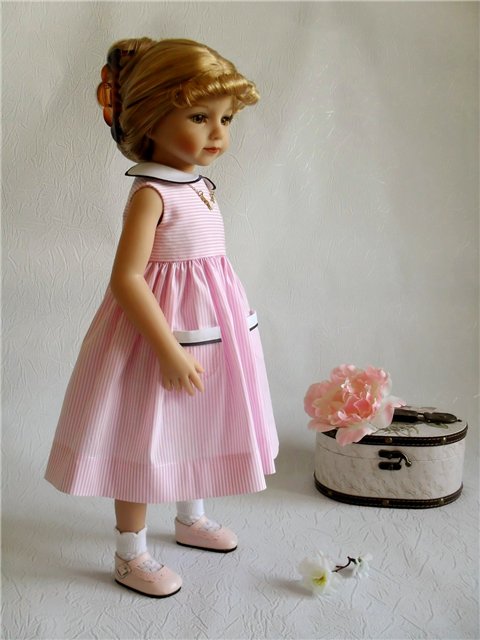 "Кто может быть тебя прелестней?!" Джейми и платье "Голубка". Куклы Maru & friends