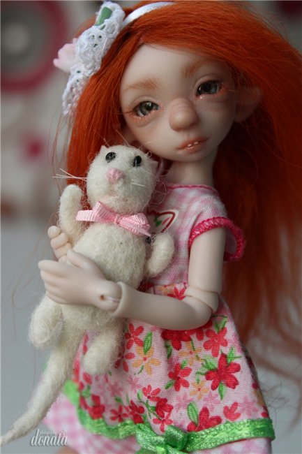 Зефирка Фиби. Авторская мышуля Лидии Снуль (фото 6)