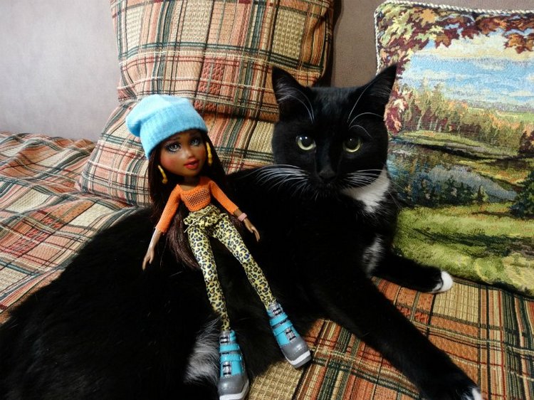 Мой цветочек, ещё одна перерисованная Братц (фото 5)