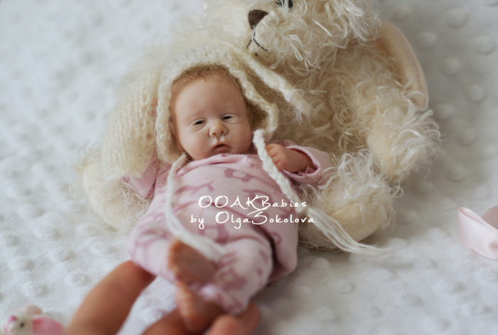 Мия, Макс, Клара, Бэн, Соня. Младенцы ООАК Ольги Соколовой