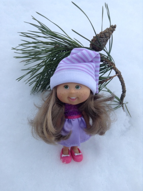 Зимняя фотосессия Копытки (Schalkau ) и капустки Лилочки Cabbage (фото 10)