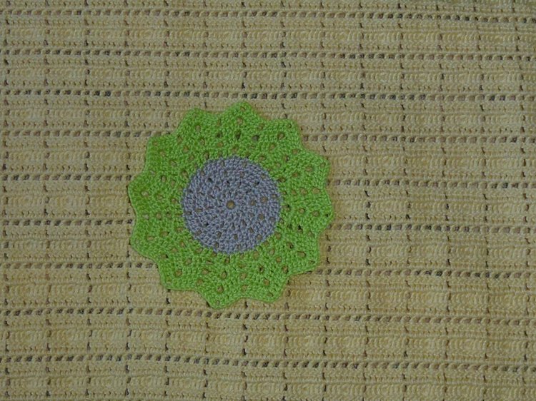 Абажуры из вязаных салфеток