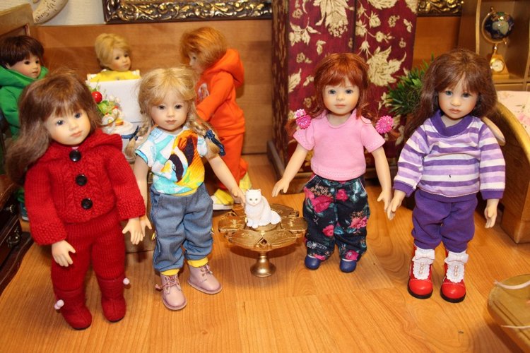 В гостях у плюшек — Куклы Heidi Plusczok (Хайди/Хейди Плюсчок) — фото