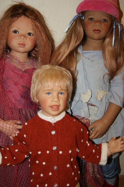 TIPPI - краса... русая коса, русалка из серии Atlantis от Annete Himstedt