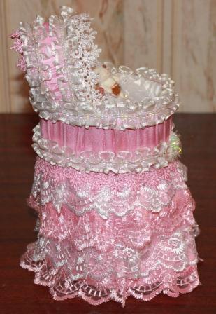 Мастер-класс - Мебель для кукол. Колыбелька для крохотулечки