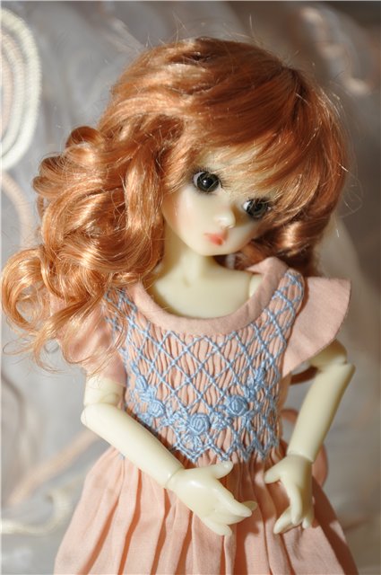 Зеленоглазое рыжее солнышко. Мой первый тиник Lillie Elf от Kaye Wiggs (фото 5)