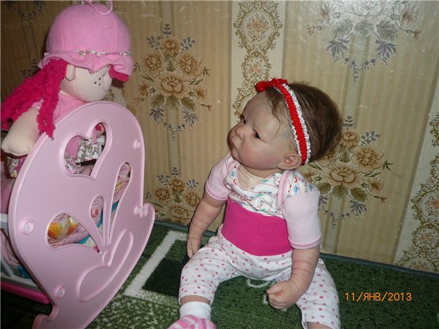 Кукла реборн Оленька. Мамина малышка