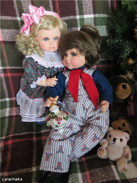"Прощание с ... ёлкой..."-Зарисовка. Редкие коллекционные куклы от Jerri McCloud (фото 7)
