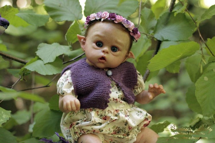 Сказочная малышка Офелия! Кукла реборн Анастасии Бочковой | Бэйбики Сказочная малышка Офелия! Кукла реборн Анастасии Бочковой (фото 9)