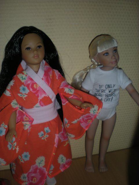 Амин линь и новое кимоно, куколки компании unimax дизайнер Heidi Ott