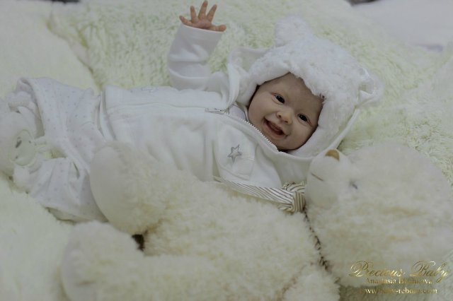 Мой весенний лучик солнышка - Харпер. Кукла реборн Анастасии Бочковой