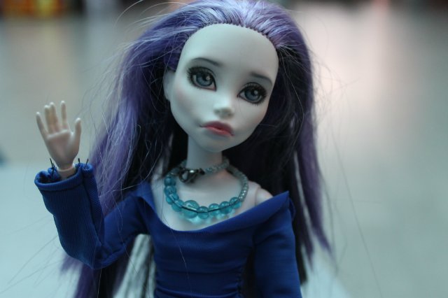 Моя новенькая - голова ooak Монстр Хай Спектра на теле Симба