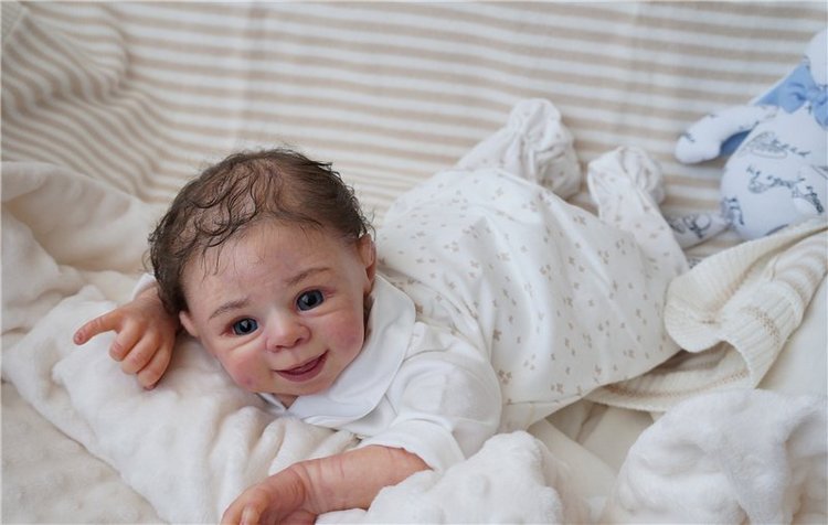 Еще одна улыбашка. Кукла реборн Наталии Коноваловой