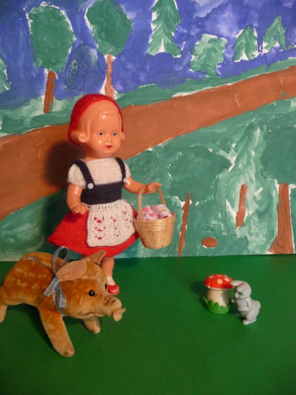 Сказка о Красной Шапочке — Винтажные куклы ГДР (Немки): Бигги