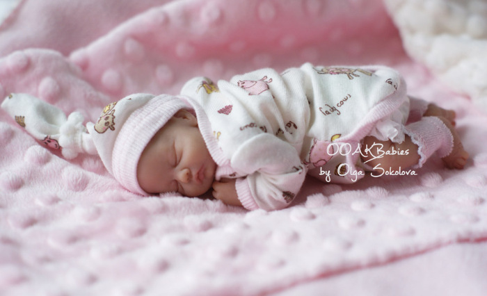 Мия, Макс, Клара, Бэн, Соня. Младенцы ООАК Ольги Соколовой (фото 6)