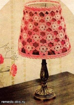 Абажуры из вязаных салфеток (фото 3)