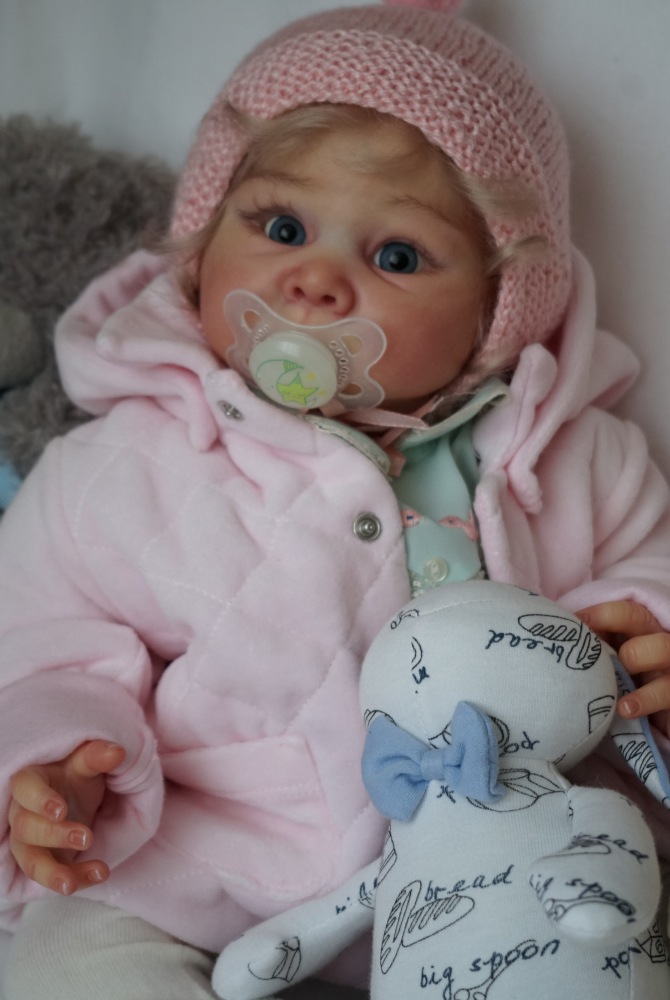 Лизонька. Маленькая шалунья. Кукла реборн Наталии Коноваловой