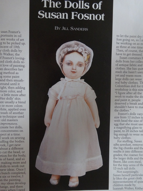 Знаменитые текстильные куклы Columbian Dolls. История 1891 года