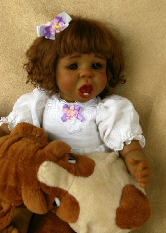 "Новая жизнь забытой куклы" Малышка готова (фото 5)