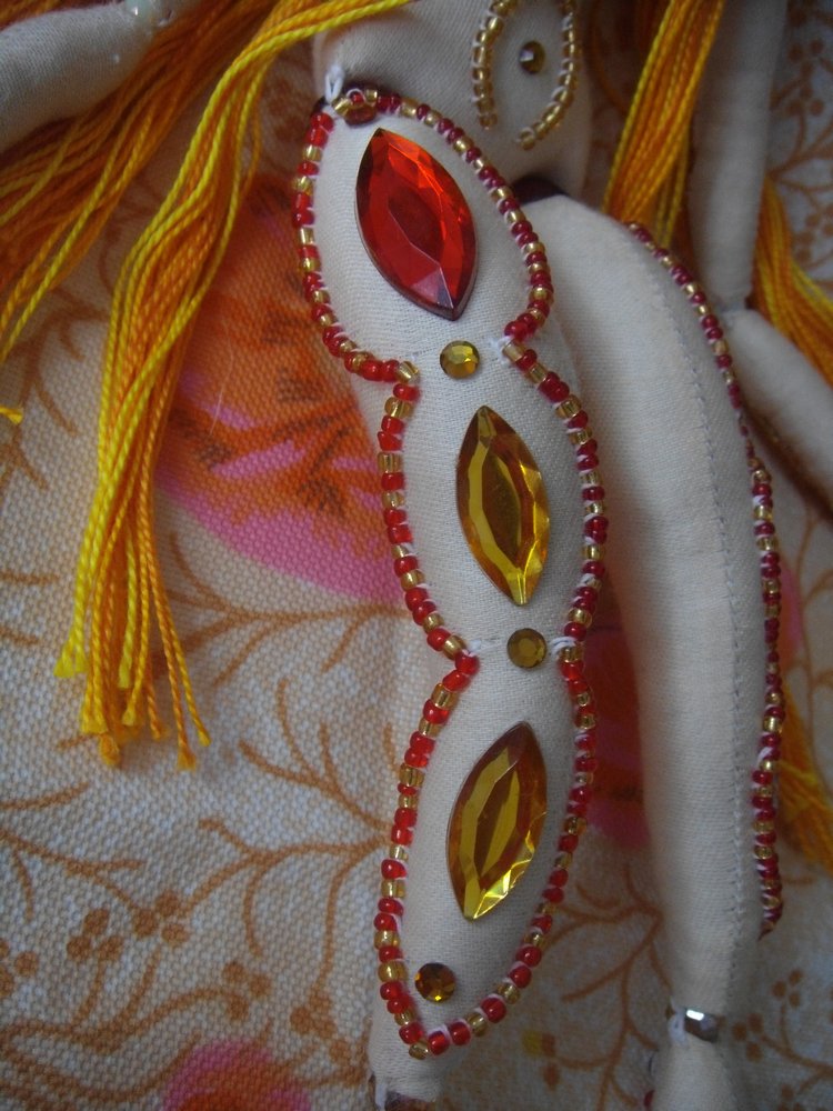 Кукольный эксперимент 4.1: кукла в смешанной технике. Отделка тела