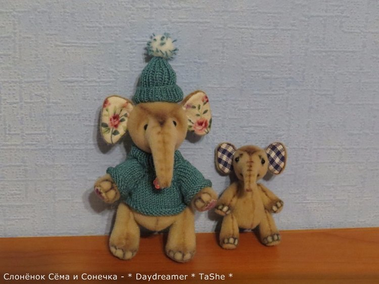 Третий слон... слоненок — Авторские мишки Тедди и друзья: фото