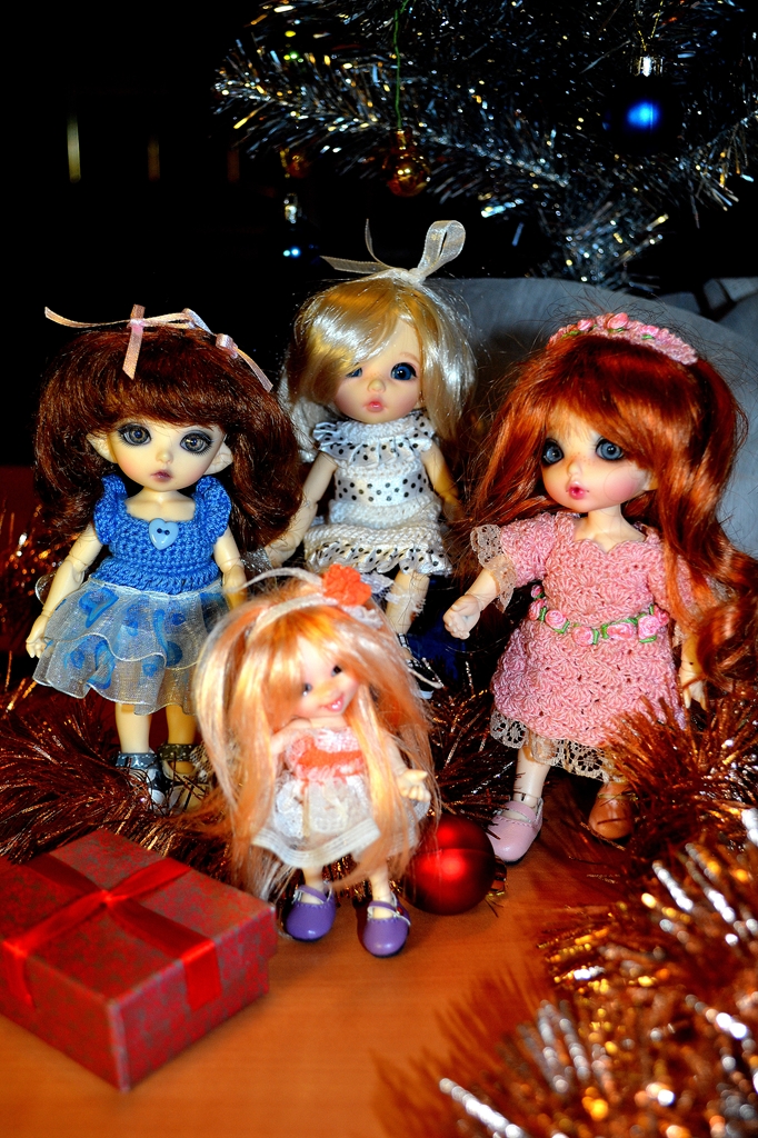 Новогодние приготовления наших красавиц BJD