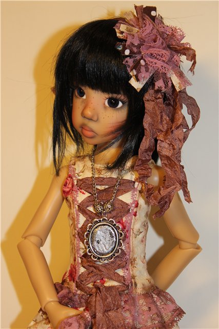 Девушка 60 х или "Винтажная роза"