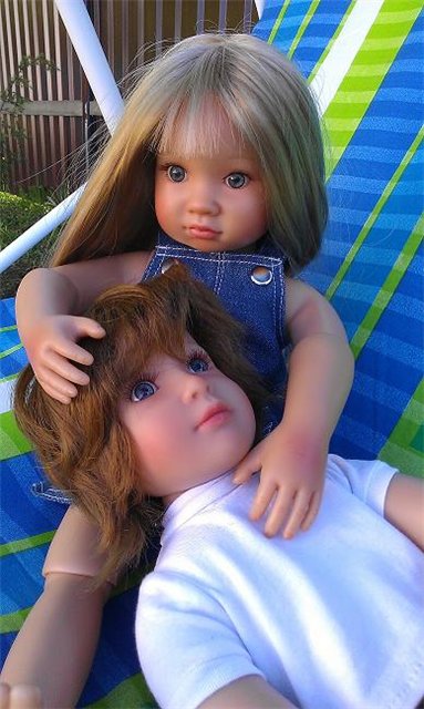 Как Лиза и Мишка отдыхали на даче. Куклы Kidz' n Cats