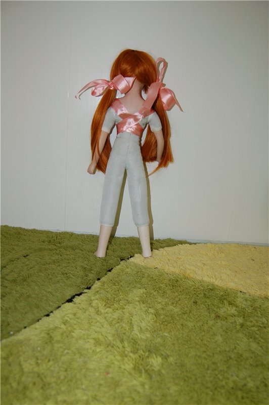 Бедная-богатая девочка. Фарфоровая кукла, парик, макияж