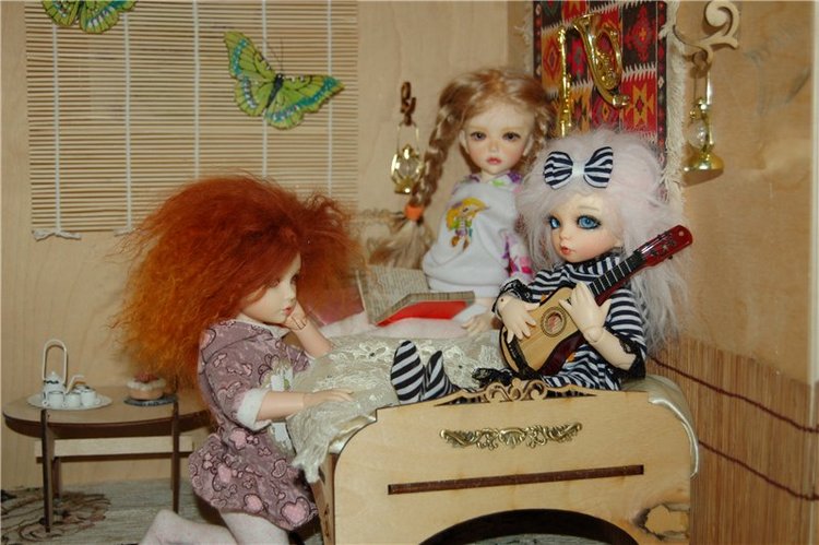 Пижамная вечеринка — Фотоистории с куклами BJD (БЖД): сериалы (фото 4)