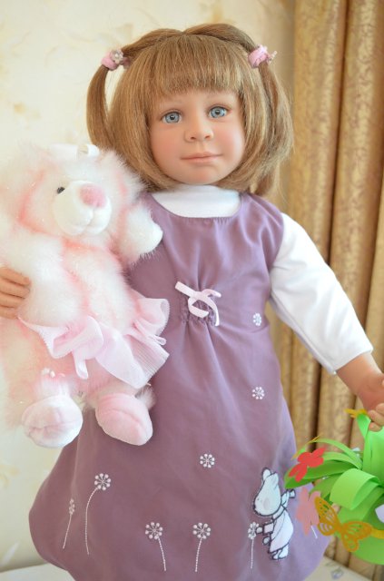 Такую вы точно не встречали, кукла Нели от Hiltrud Schwing (фото 4)